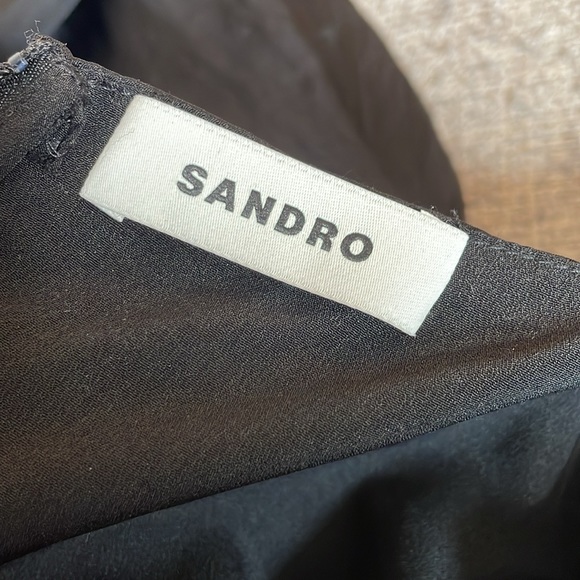 Sandro Fabala Dress With Rhinestones NWT - Picture 14 of 15